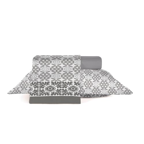 Jogo Roupa de Cama Casal 4 Peças, 100% Algodão 180 Fios Florença