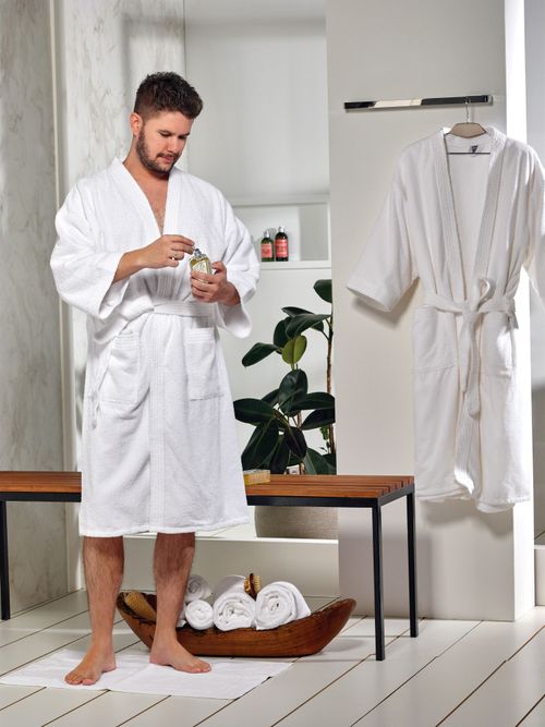 Roupão Adulto Unissex Tam. 54 100% Algodão Classica