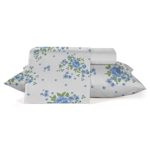 Jogo Roupa de Cama Solteiro 3 Peças, 100% Algodão 150 Fios Diamante