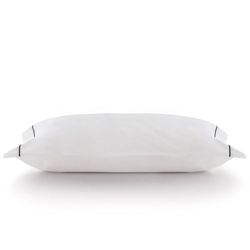 Fronha com Friso 050x070 cm 100% Algodão 260 Fios Safira