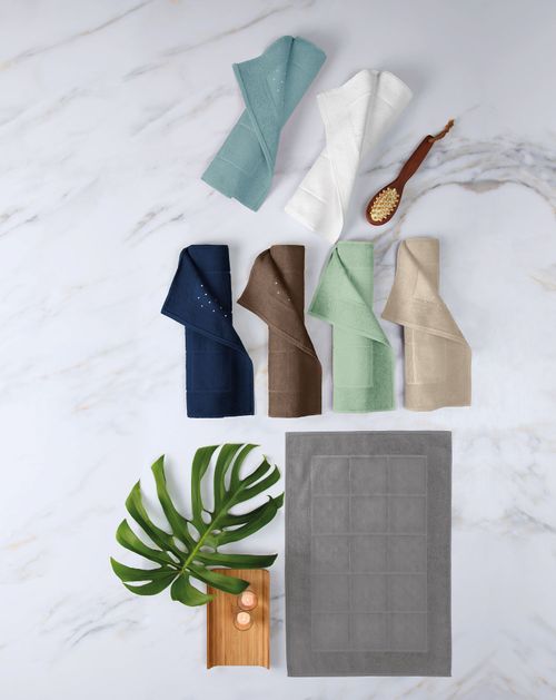 Toalha de Piso 100% Algodão 046x070 cm Lucca