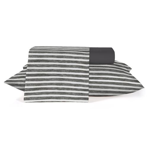 Jogo Roupa de Cama Casal 4 Peças, 100% Algodão 150 Fios Diamante