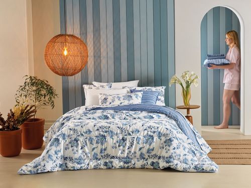 Jogo Roupa de Cama Solteiro 3 Peças, 100% Algodão 150 Fios Diamante