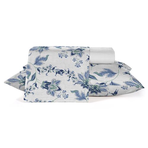 Jogo Roupa de Cama King 4 Peças 100% Algodão 150 Fios Diamante