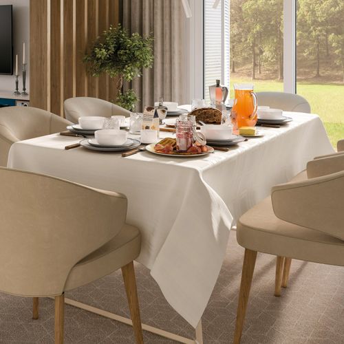 Toalha de Mesa Rosê 150x260 cm Champanhe