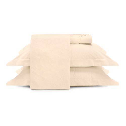 Jogo Roupa de Cama King 100% Algodão 180 Fios Organic