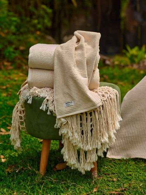 Jogo de Toalha 03 Peças 100% Algodão Organic