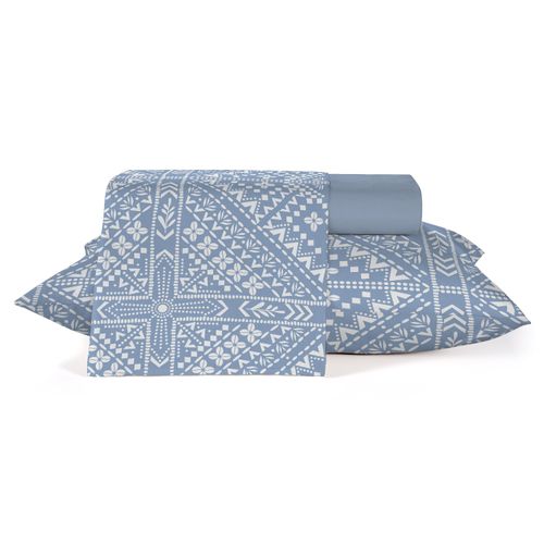 Jogo Roupa de Cama Solteiro, 3 Peças 100% Algodão 150 Fios Diamante