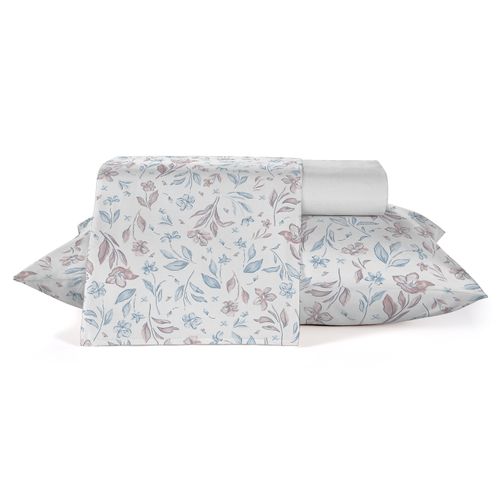 Jogo Roupa de Cama Queen, 4 Peças 100% Algodão 150 Fios Diamante