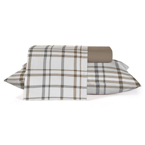 Jogo Roupa de Cama King, 4 Peças 100% Algodão 150 Fios Diamante