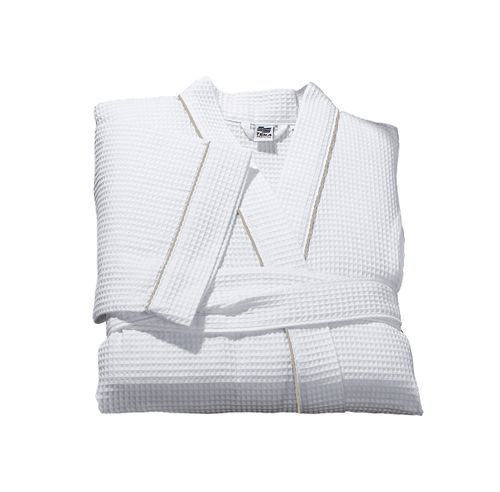 Roupão Adulto Unissex Tam.060 50% Algodão 50% Poliéster Friso Bege Golden