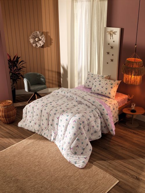 Jogo Roupa de Cama Infantil Solteiro 100% Algodão 120 Fios Teka Kids