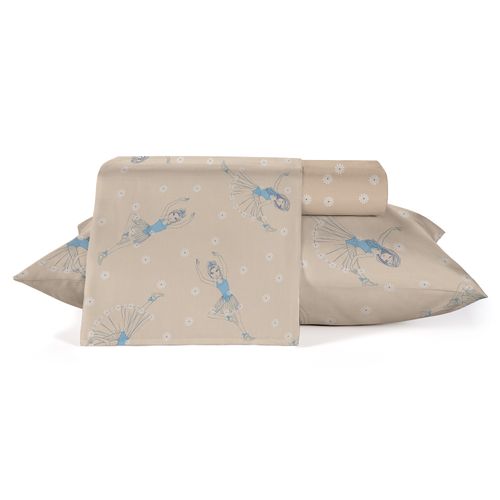 Jogo de Cama Infantil Solteiro 100% Algodão 120 Fios Teka Kids