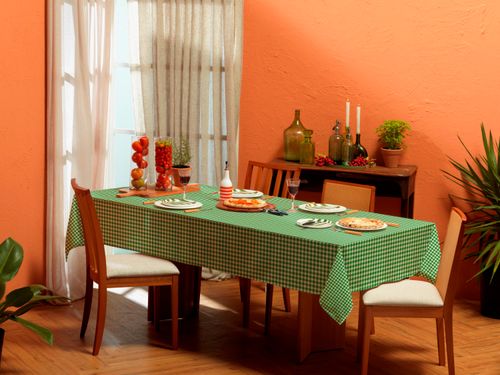 Toalha de Mesa Xadrez 140x250 cm Italianinha