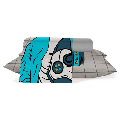 Jogo de Cama Infantil Solteiro 100% Algodão 150 Fios Teka Kids