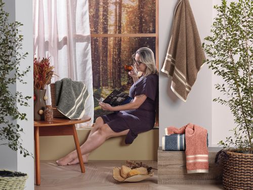 Toalha de Rosto 100% Algodão 600g/m² Âmbar