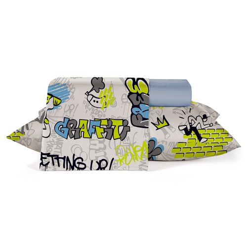 Jogo de Cama Infantil Solteiro 100% Algodão 120 Fios Teka Kids