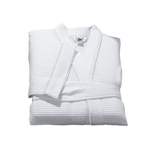 Roupão Adulto Unissex Tam.060 50% Algodão 50% Poliéster Friso Branco Golden