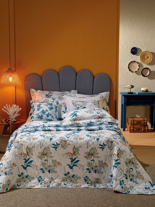 Jogo de Cama King 4 Peças 100% Algodão 180 Fios Florença