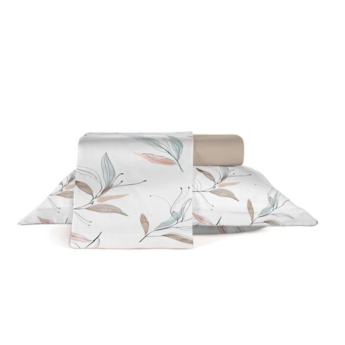 Jogo Roupa de Cama Casal 4 Peças 100% Algodão 180 Fios Florença