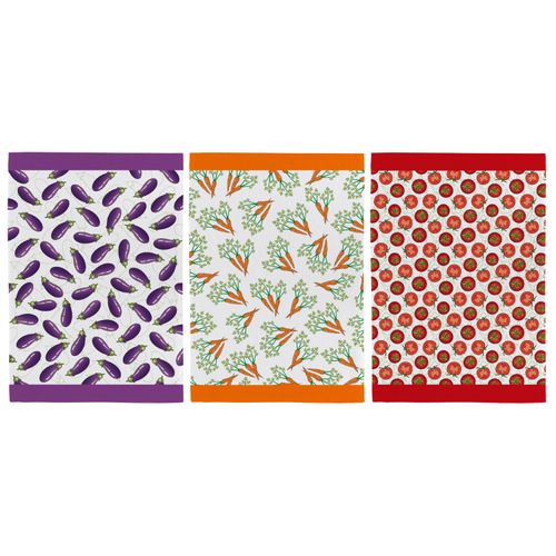 Jogo Panos de Copa 3 Peças 046x065 cm 300 g/m² Fiori