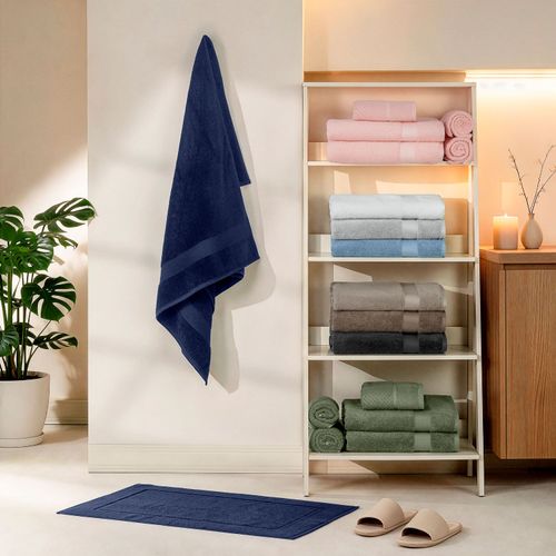 Toalha de Piso 100% Algodão 1300 g/m² Safira
