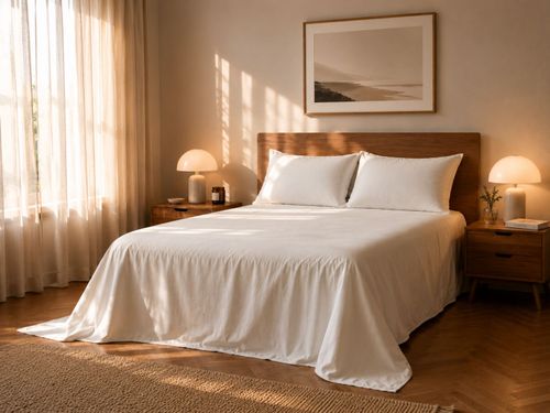 Jogo Roupa de Cama Casal 4 Peças 180 Fios Linha Profiline Madri