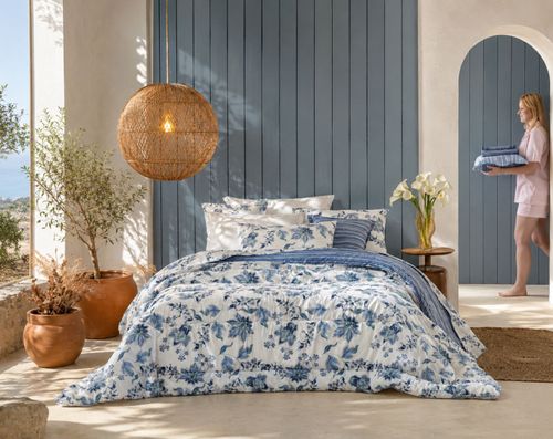 Jogo Roupa de Cama Queen 4 Peças 100% Algodão 150 Fios Diamante
