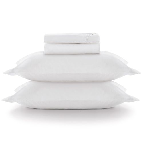 Kit Luxo Queen Profiline | Jogo de Cama Imperial Plus 200 Fios + Jogo de Toalhas Toronto 500 g/m²