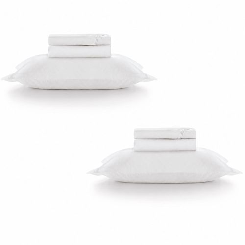 2 Kits - Luxo Profiline Solteiro Imperial Plus | Jogo de Cama 200 Fios + Fronha Imperial Plus 200 Fios