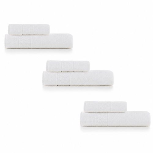 Kit Standard Solteiro Teka | 3 Jogos de Cama 180 Fios + 3 Toalhas de Banho 440 g/m² + 3 Toalhas de Rosto 440 g/m² + 3 Toalhas para Piso 600 g/m²