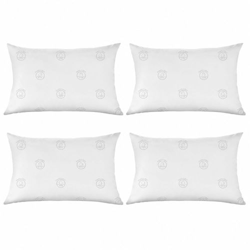 Kit Essencial Profiline Queen Impermeável | 4 Travesseiro 600g Oasis + 4 Protetor de Travesseiro Comfort Dry + 2 Protetor de Colchão Teka Protect